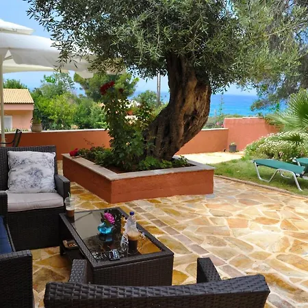 House Angelos D With Sea View And Private Garden - Agios Gordios Apartment